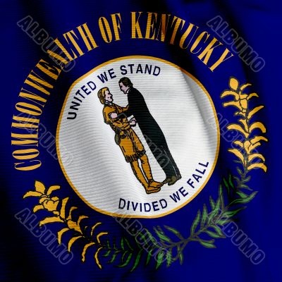 Kentucky Flag Closeup