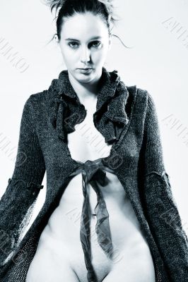High fashion model posing High fashion model posing