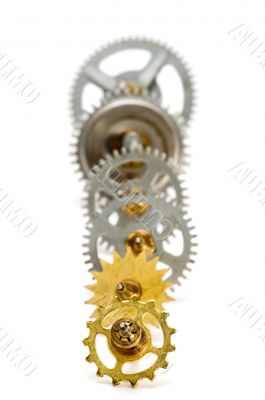 clockwork on white