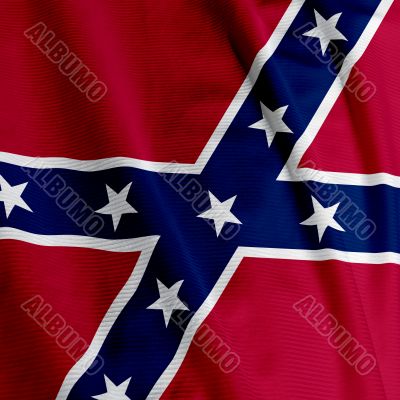 Confederate Flag Closeup