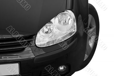 Car isolated on white