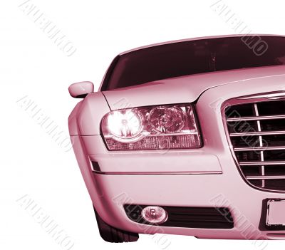 Car isolated on white