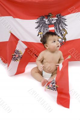 Baby as an Austria-Fan