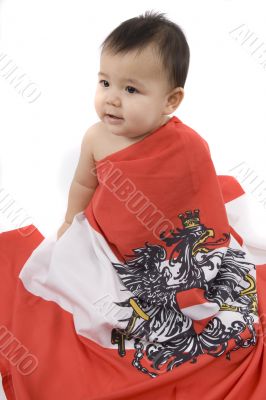 Baby as an Austria-Fan