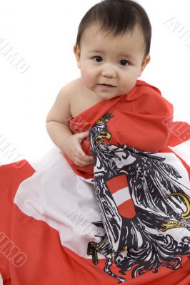 Baby as an Austria-Fan