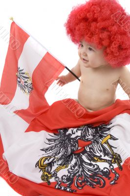 Baby as an Austria-Fan