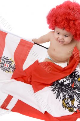 Baby as an Austria-Fan