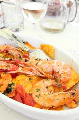 Pasta and seafood Pasta and seafood