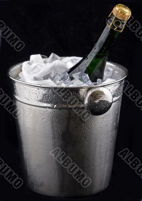 Iced champagne