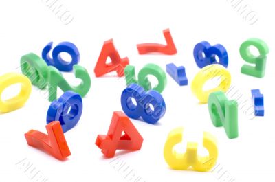 color number close up