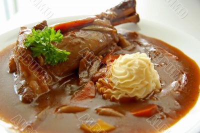 Leg of lamb stew