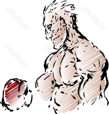 Boxer sketch