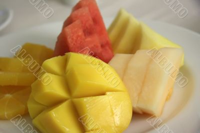 Cut fruits