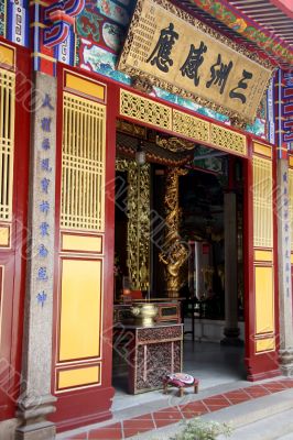 Chinese temple entrance