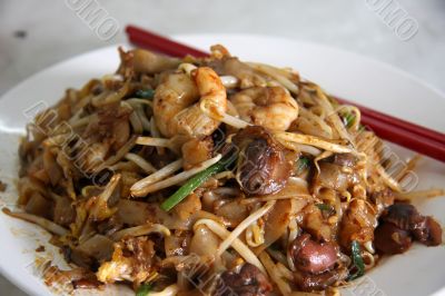 Fried asian noodles