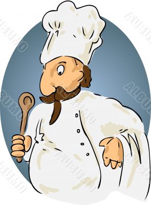 Cartoon chef Cartoon chef