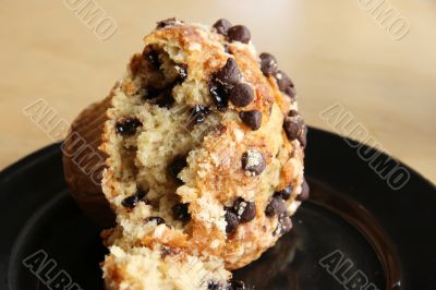 Banana chocolate muffin