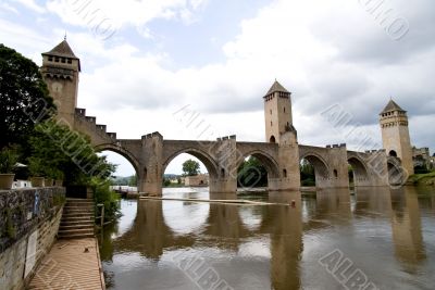Bridge Valetre in Cahors town, France - 3