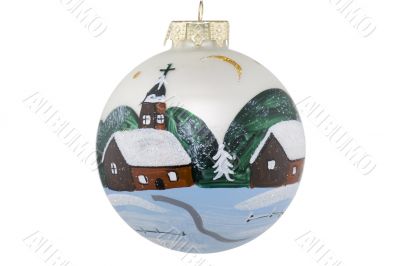 Christmas balls hand painted