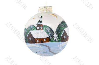 Christmas balls hand painted
