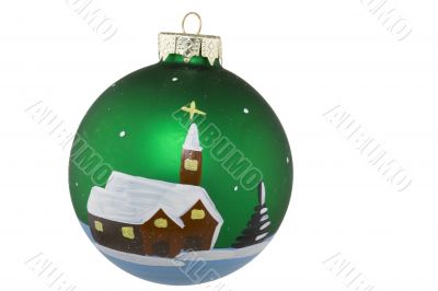 Christmas balls hand painted