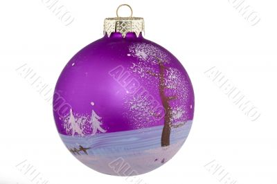 Christmas balls hand painted