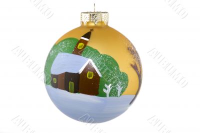 Christmas balls hand painted