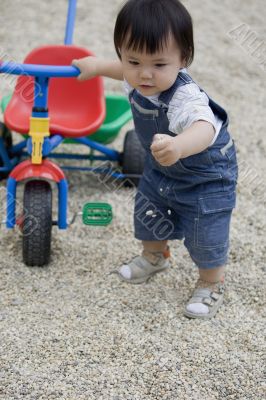 Baby at the playground