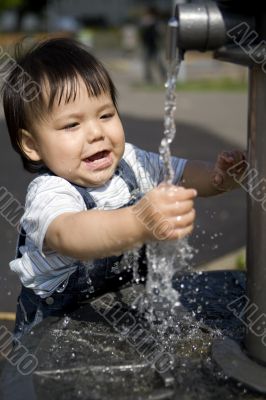 Baby refreshes itself