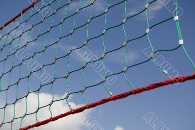 Net for volleyball or badminton