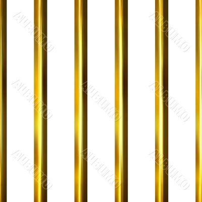 3D Golden Bars