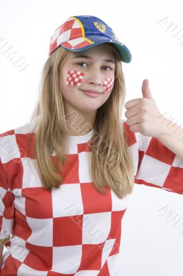Croatia fan
