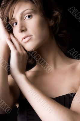 Portrait of a beautiful young tall woman Portrait of a beautiful young tall woman
