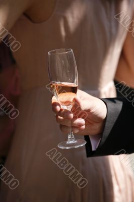 Glass of champagne