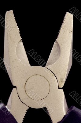 combination pliers close up