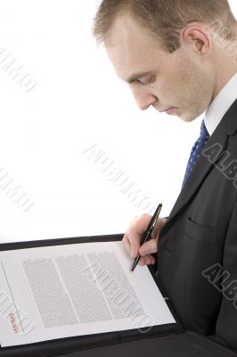 Manager signed the contract