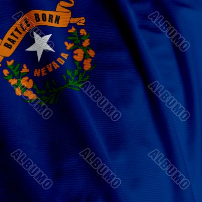 Nevada Flag Closeup