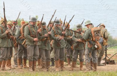 World War 1, reenacting