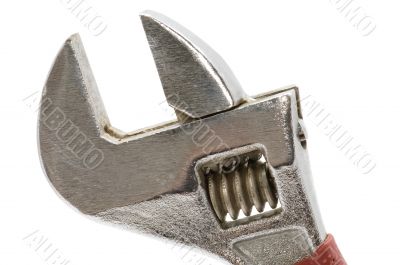 adjustable wrench close up