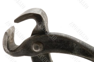 round pliers close up