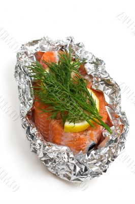 raw salmon