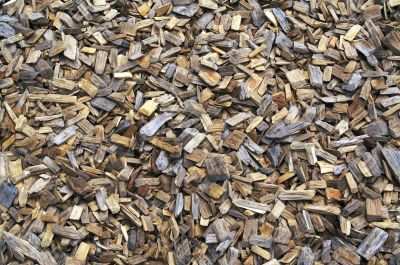 Background of Landscaping Wood Chips