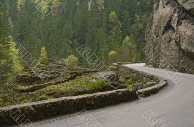 Road in Bicaz canyon Road in Bicaz canyon