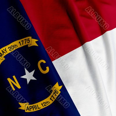North Carolina Flag Closeup