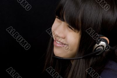 Teenager with Headset