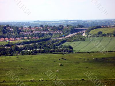 A view over hampshire countryside