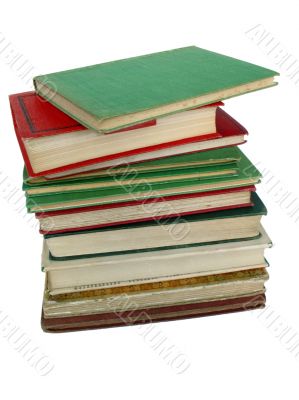 Pile of antiquarian books