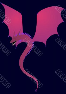 purple dragon