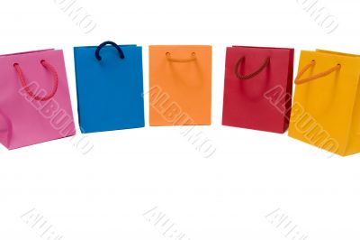 Colored carrier bags