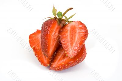 cut strawberry